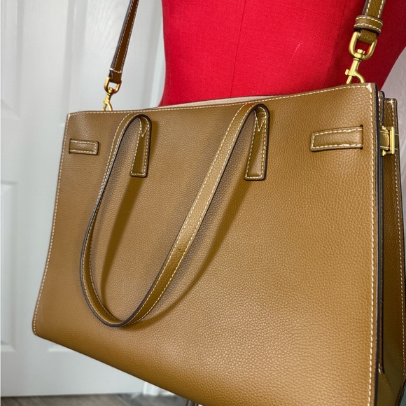 Brown Leather Tote Bag - Picture 8 of 12